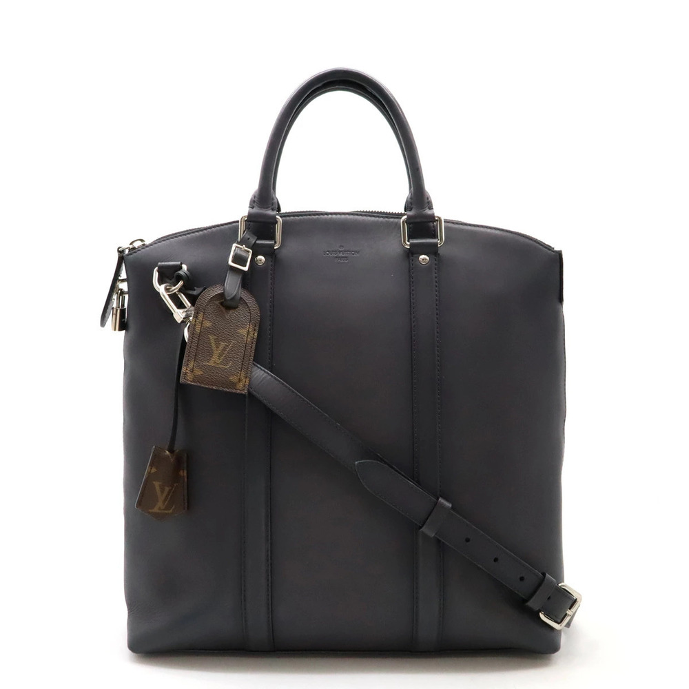 LOUIS VUITTON Cuir Ombre Lockit Briefcase Business Bag Shoulder Griolage